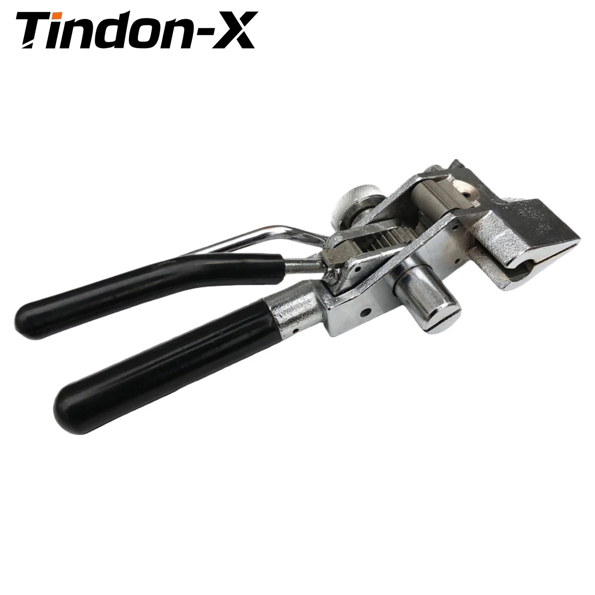 كماشة ربط كابل من الفولاذ المقاوم للصدأ Tindon-X مع شداد وقاطع - أداة تعبئة حزام فولاذي لتجميع مشابك ربط #3