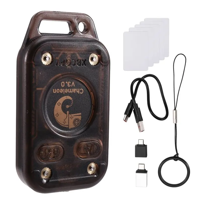 

A37T-Chameleon V3.0 RFID Smart Chip Reader Smart Card Emulator ID IC 125Khz 13.56Mhz Tag Copyer Reader Writer+5XUID Card