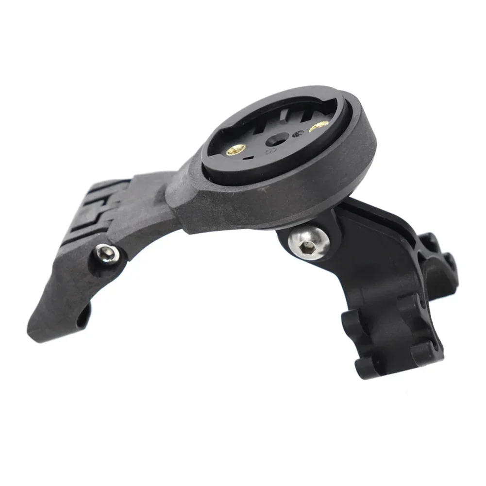 Bike Stem Computer Bracket Adjustable Bike Stem Mount Adjustable Mount Hole Black Color Easily Attachable Outdoor Biking