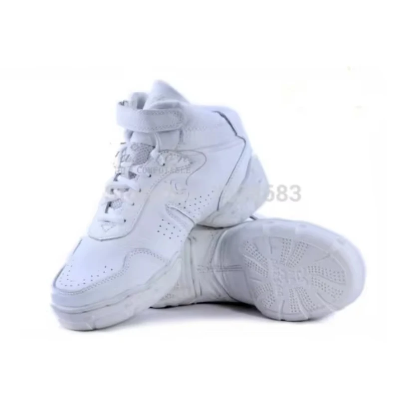 Zapatos de baile de salón para mujer y hombre, zapatillas de baile transpirables de cuero genuino de alta calidad