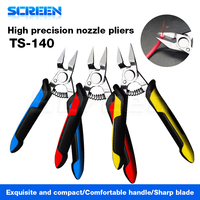 B&R TS-140 5 inch Electrical Pliers Precision Diagonal Cutting Pliers for Wire Cable Cutter High Hardness Nipper Hand Repair