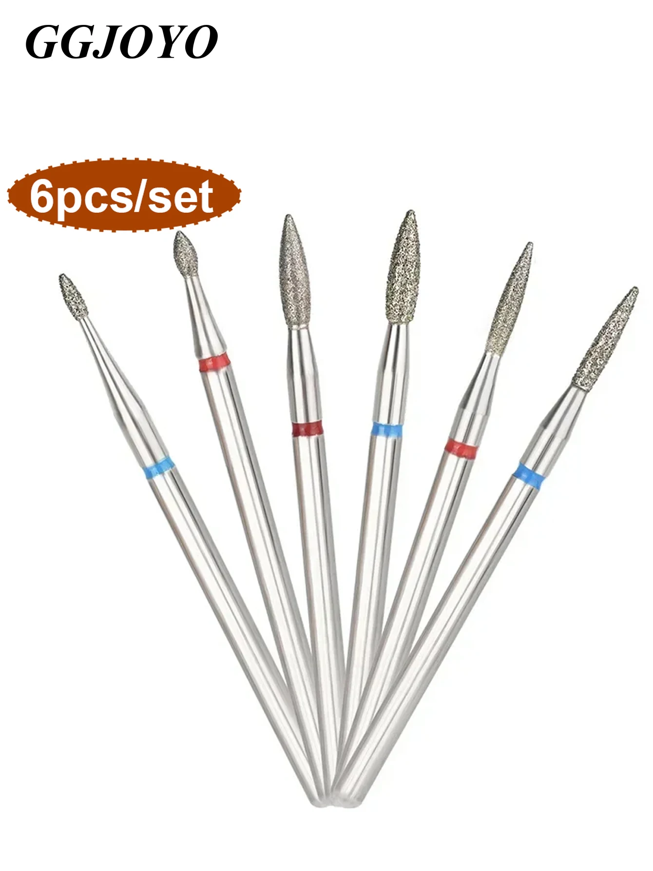 6Pcs Diamond Nail D…