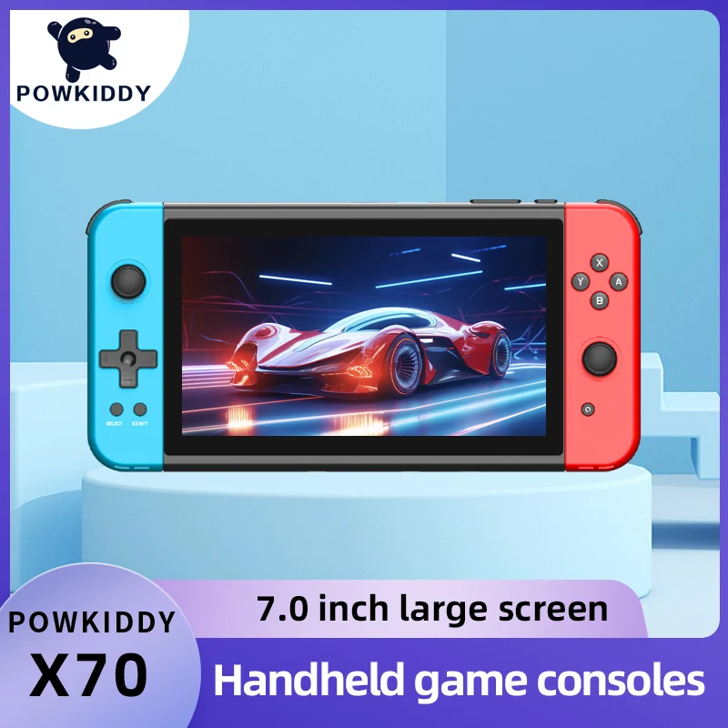 Imagem -03 - Handheld Video Game Console Polegada hd Tela Jogadores Retro Presentes para Crianças Baratas Jogos de Jogadores de Apoio Novo Powkiddy-x70