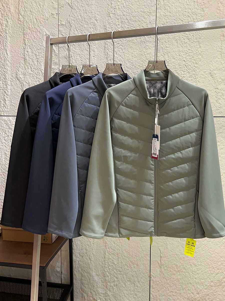 

Outdoor Replacement Series Men's Casual Sports Lightweight Warm Stand Collar down Jacket 90 Duck down Fashion Urban Style