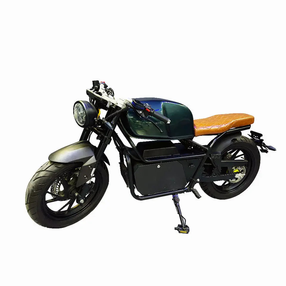 Stlf New Arrival Hengniu CG Colorful Retro Electric Off-Road Motorcycle Fast And Safe For Adults 72V Voltage City RidingRussian