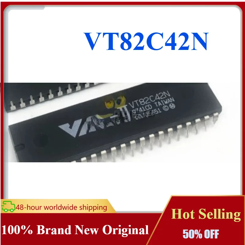 5-20PCS VT82C42N VT82C42 DIP-40 Keyboard Controller IC Hot Seller