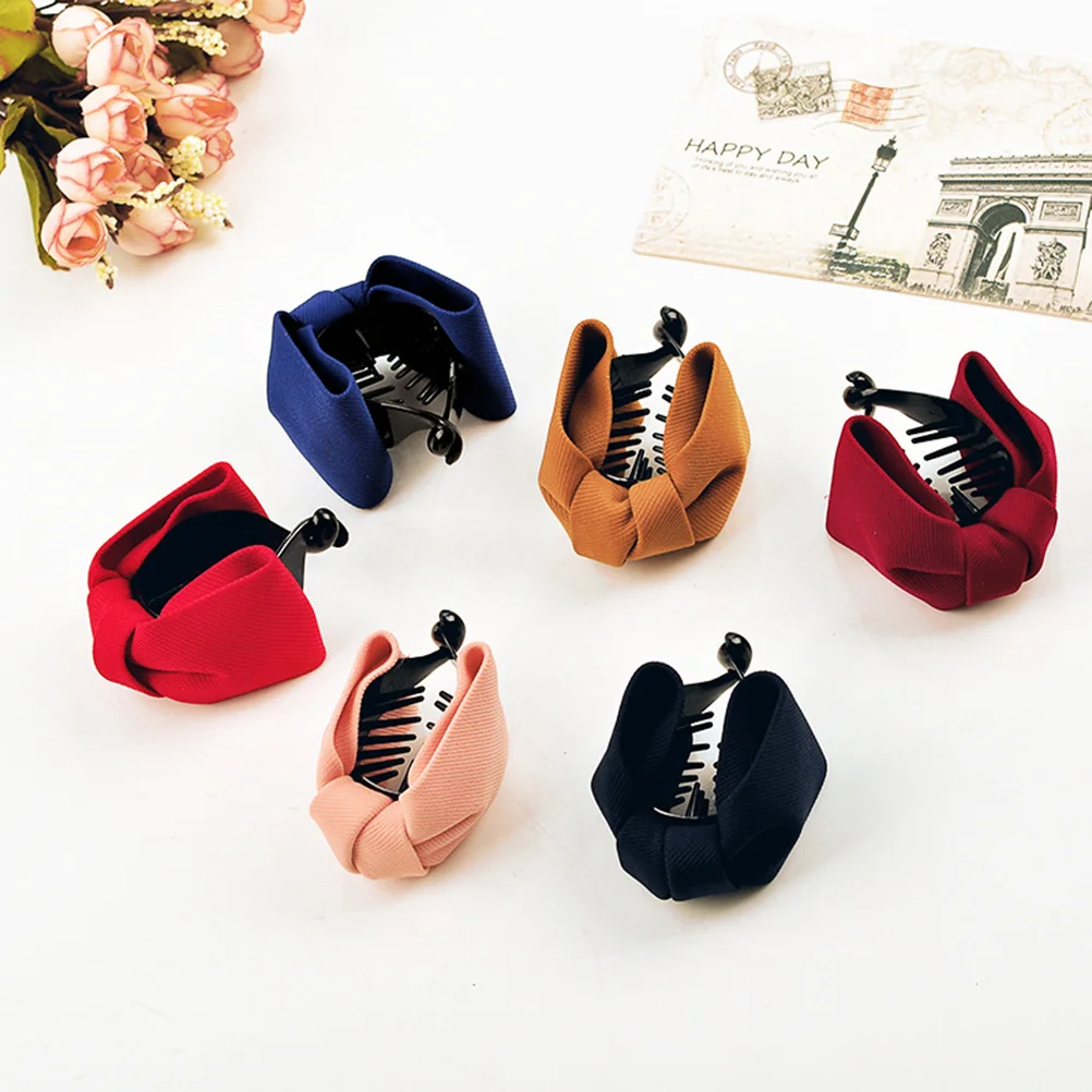 

6Pcs Simple Fashion Style Hair Clips High Quality Material for Women's Daily and Special Event Hairstyling Jaw Clip