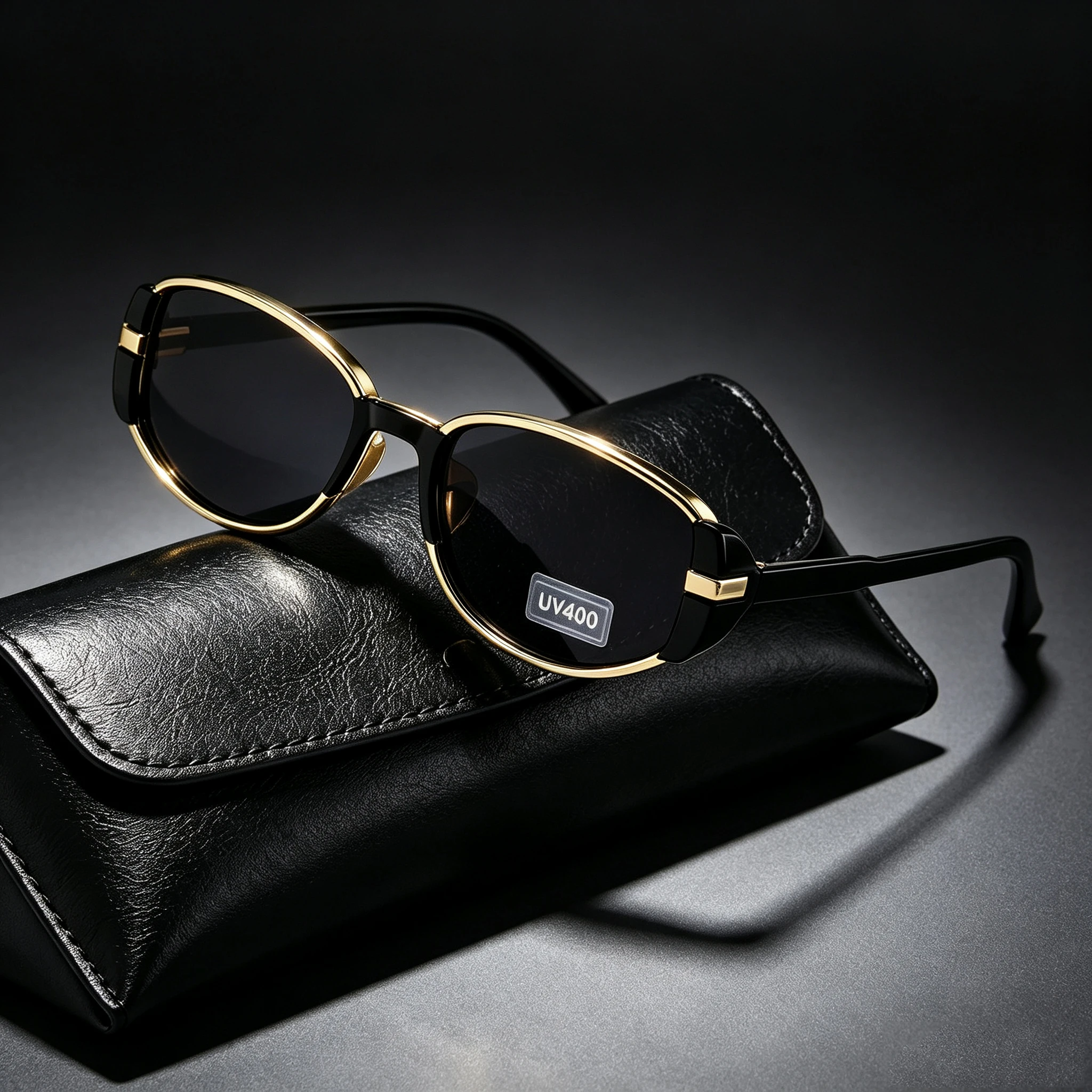 Retro Oval Double Small Sunglasses For Women Men UV400 Protection Vintage Fashion Daily Travel Beach Sun Glasses Eyewear Shades
