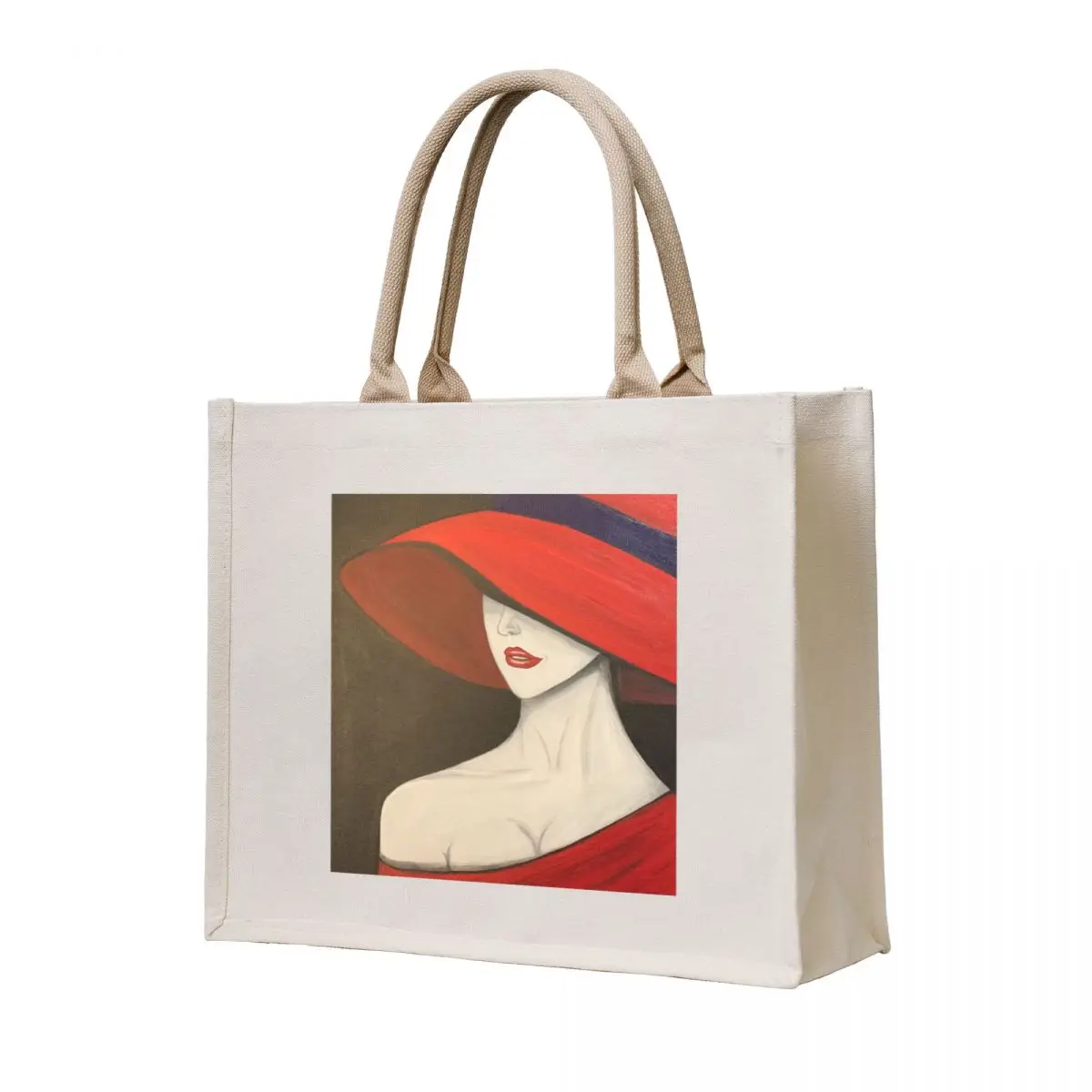 

Lady In Red Tote Bag tote bag Cloth bags canvas tote bags