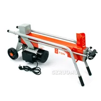 Log Splitter 8 Ton Wood Splitter Electric Powered 220V With Hydraulic Ram Electric Firewood Splitting Machine Horizontal
