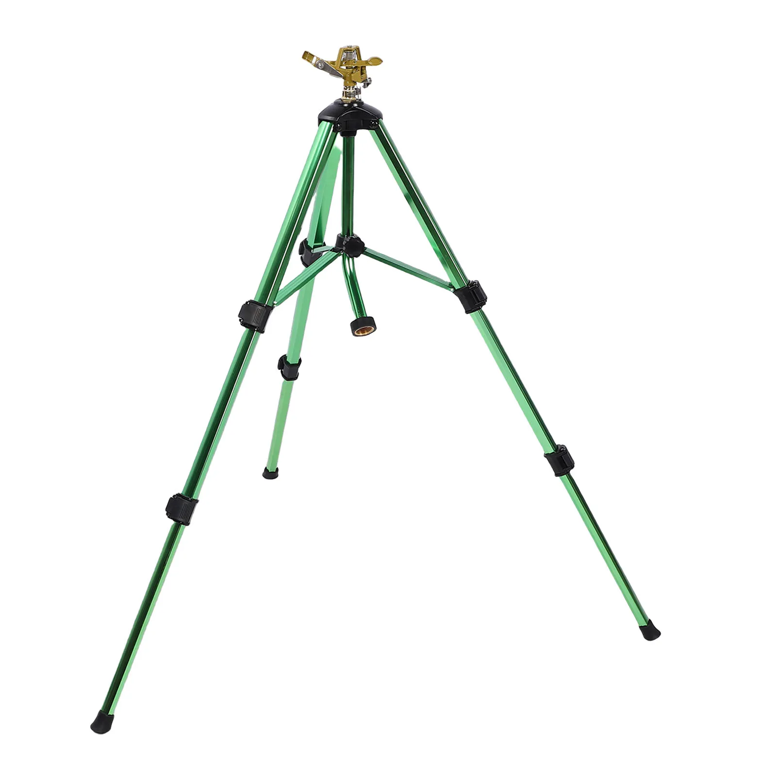 

Tripod Sprinkler Sprinkler Sturdy Rustproof Extension Legs 3/4 Inch Connector 0-360 Degree Large Area Coverage for Yard