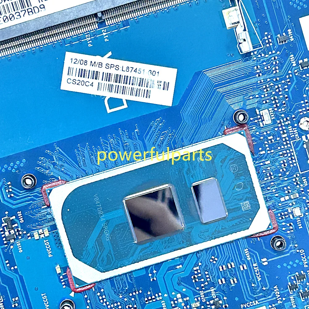 For Hp TPN-I133 17T-BY 17-BY Laptop Motherboard 6050A3168901 L87450-601 L87451-601 L87452-601 I3 I5 I7 CPU On-Board Working OK