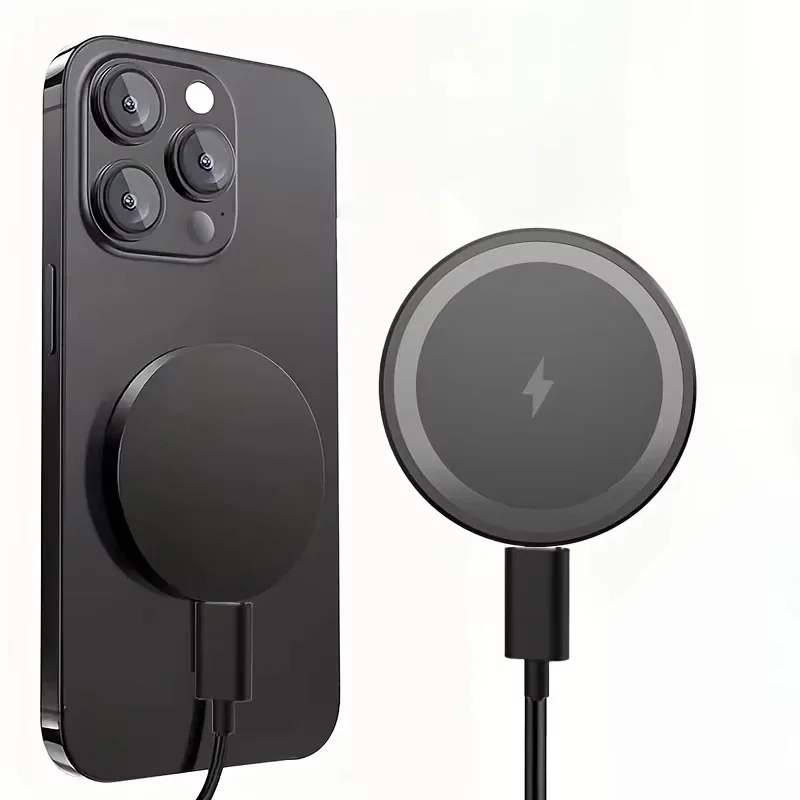 Mini Magnetic Wireless Charger Phone Pad For Magsafe For iPhone 18 17 16 15Pro Max For Airpods 4Pro Magnet Fast Charging Station