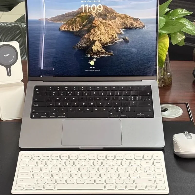 

Aiples MX Elite Wireless Bluetooth Keyboard Portable Ultra Thin Silent Ergonomics Office Keyboard Miaokong Mac Tablet IPad
