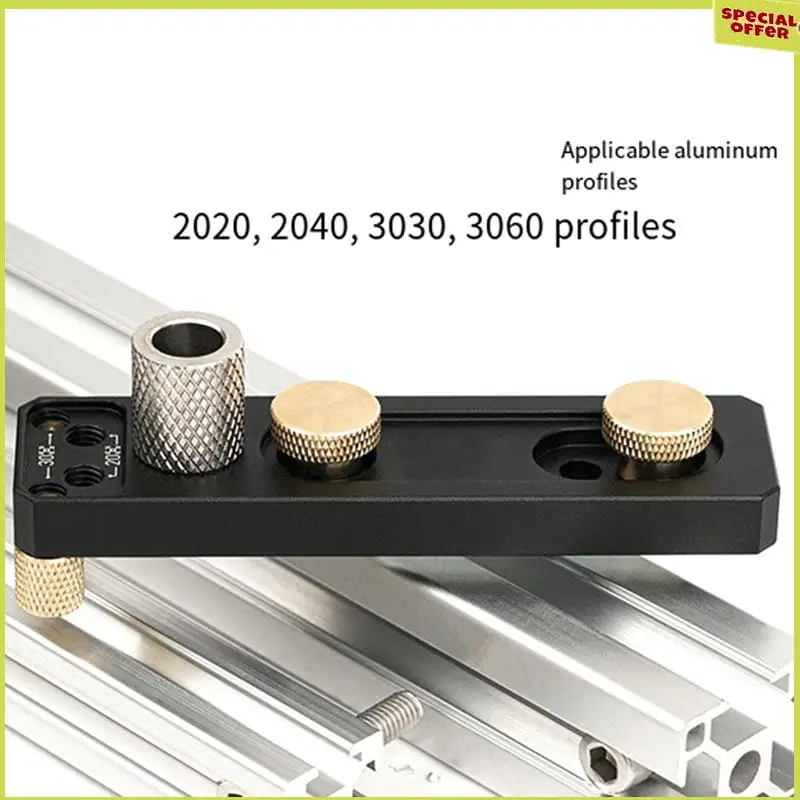 Guía de taladro de pista A34R con deslizadores, guía de taladro escalonado avellanado, herramienta de conexión de perforación, herramientas de guía de perforación, ayuda para perforación