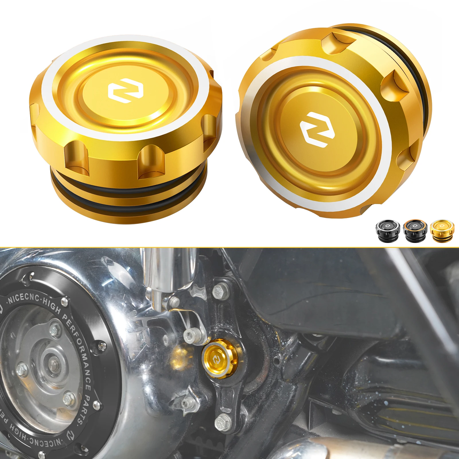 

For 2017-2024 Harley Road Glide FLTRX Frame Hole Plugs Cap Covers for Harley Road King Special CVO Street Glide Ultra Limited