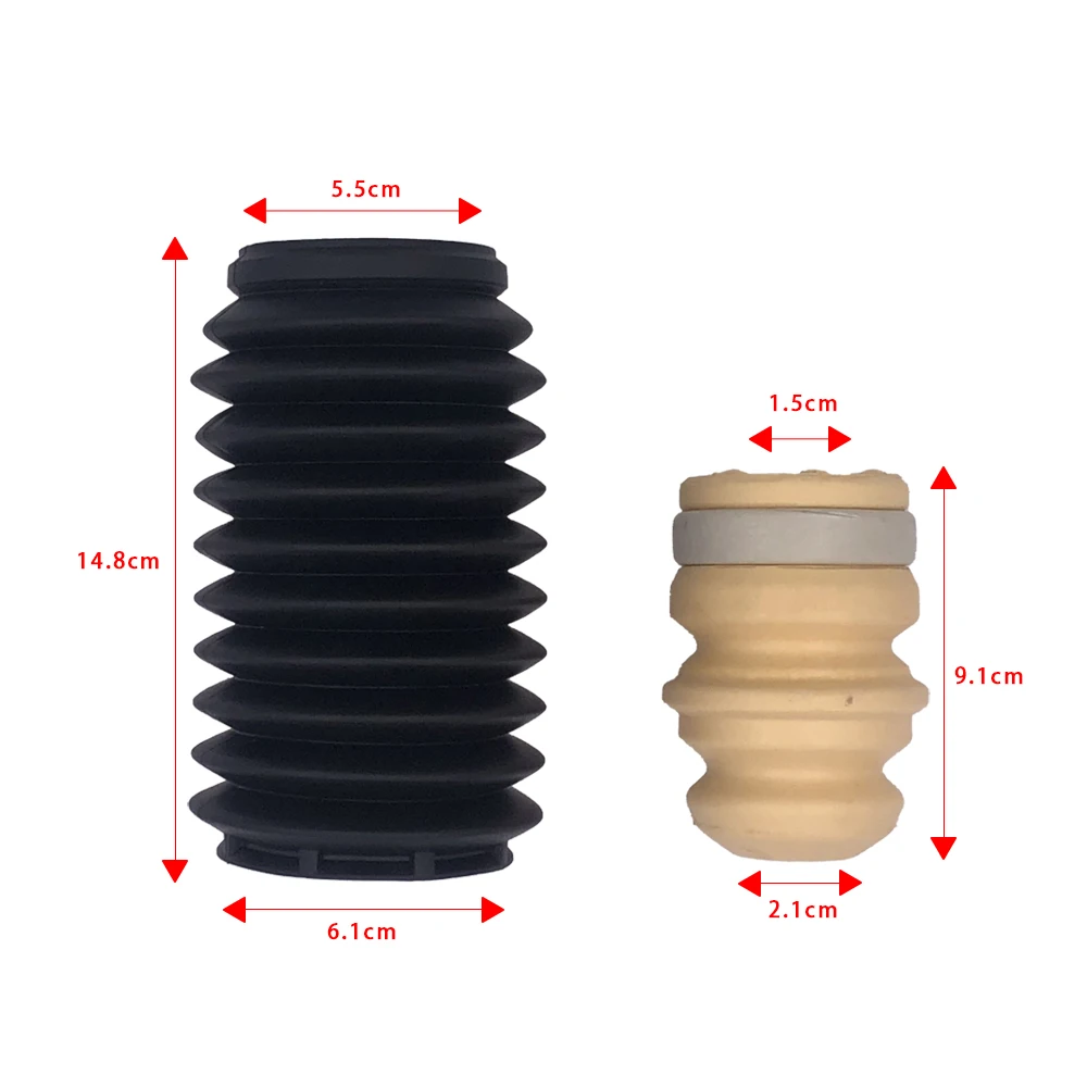 Car Front Shock Absorber Buffer Rubber Boot Set Dust Cover Auto Spare Suspension For Mercedes-benz A 150 W169 2004-2012 1.5L