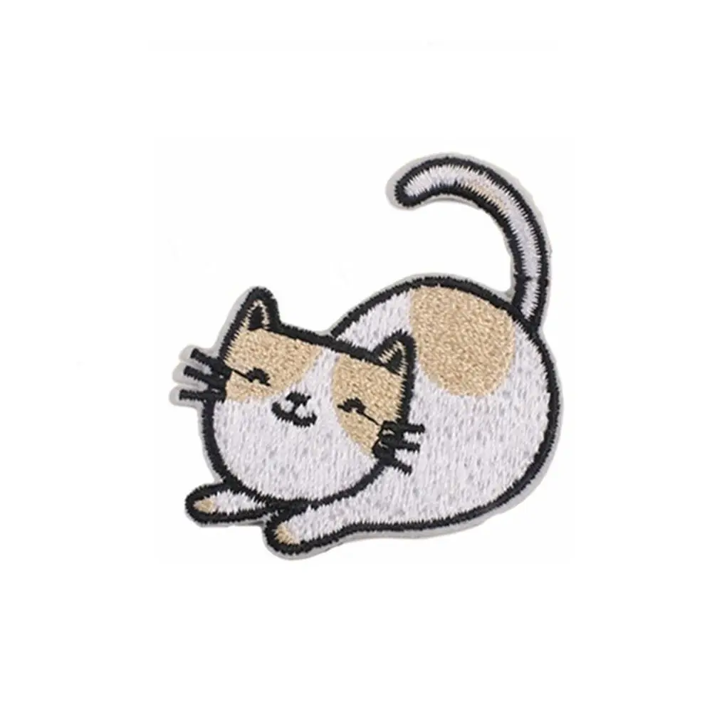

Kitty Crafts Clothes Decoration Sewing Cloth Sticker Embroidered Appliques Sewing Fabric Patches Badges