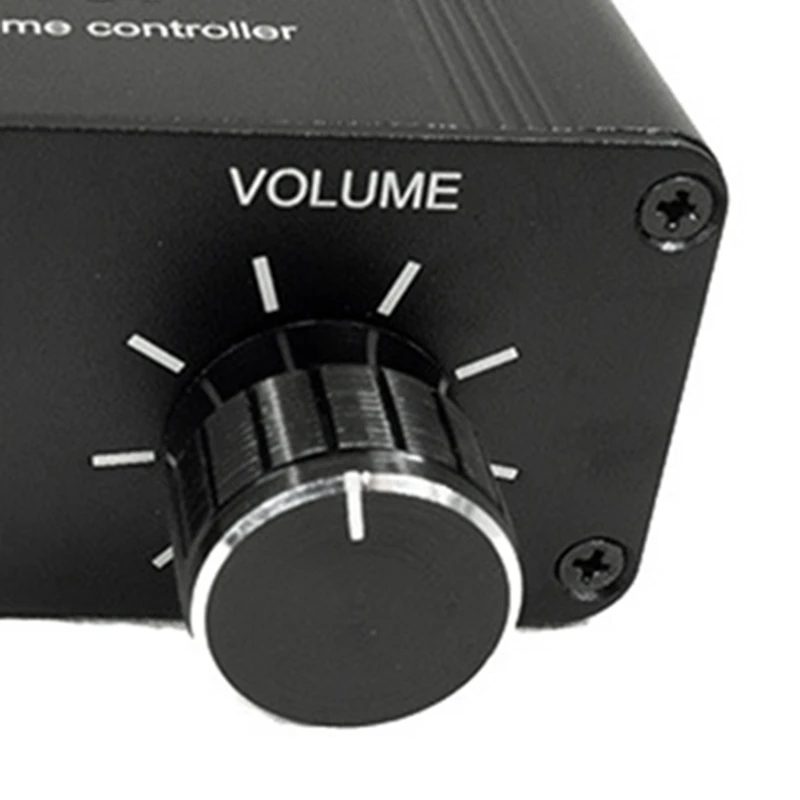 Imagem -04 - Controlador de Volume Portátil Pré Amplificador 3.5 mm Dual Channel Stereo Audio Mini Balance Music Home Sound Durable W10p