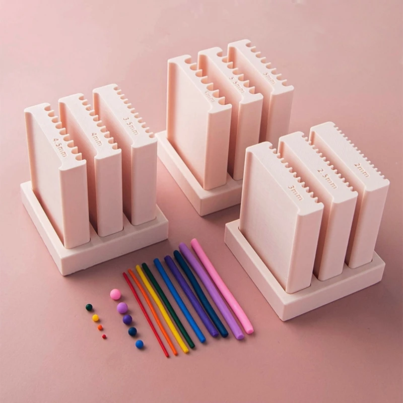 2 In 1 Clay Rolling Tool For Soft Clay With Comfortable Grip Bead Roller Perfect For Jewelry Making And Craft Projects