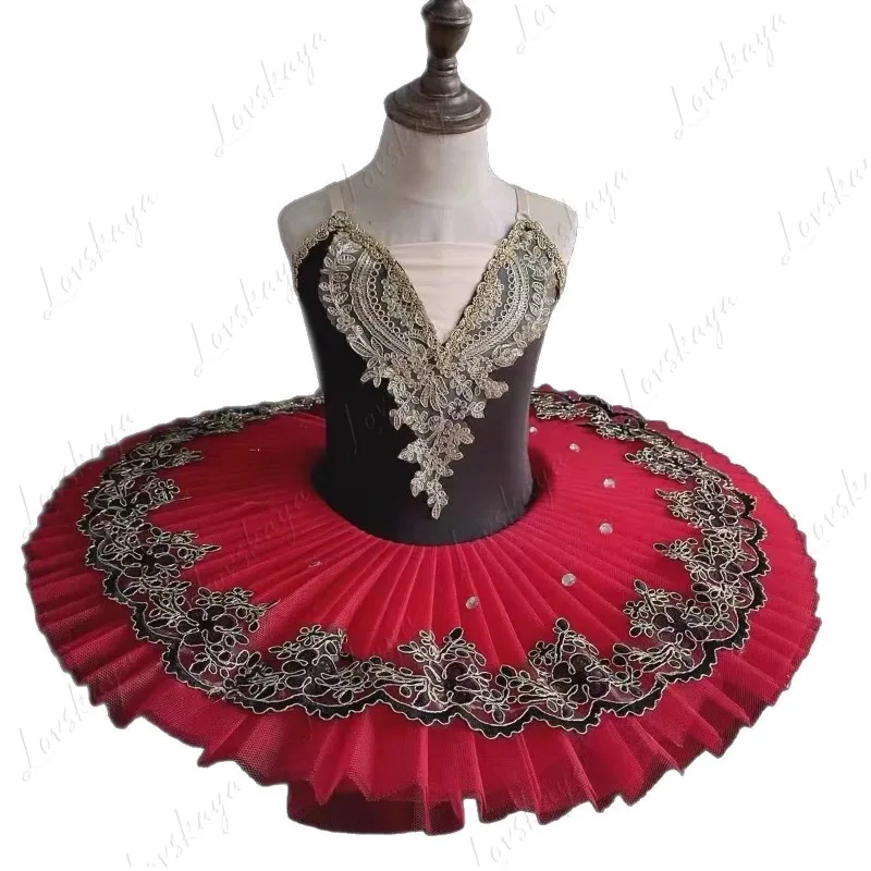 

Платье с пышными рукавами для девочек, платье-пачка, наряд для танцевального выступления, балетное платье, костюм маленького лебедя, наряд для выступлений