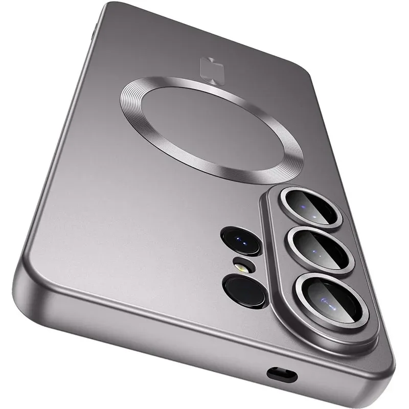 Luxuriöse Magnetische Kabellose Ladehülle für Samsung Galaxy S26 S25 S24 S23 S 26 25 Ultra Plus Hüllen Stoßfeste Weiche Handyhülle – Detail 2