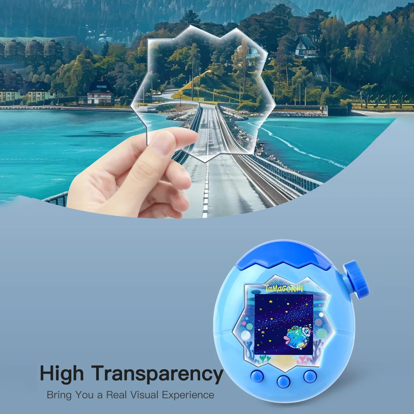 スクリーンプロテクターとボタンフィルムたまごっちパラダイスケースクリア TPU ソフトフィルムスクリーンプロテクターたまごっちパラダイス