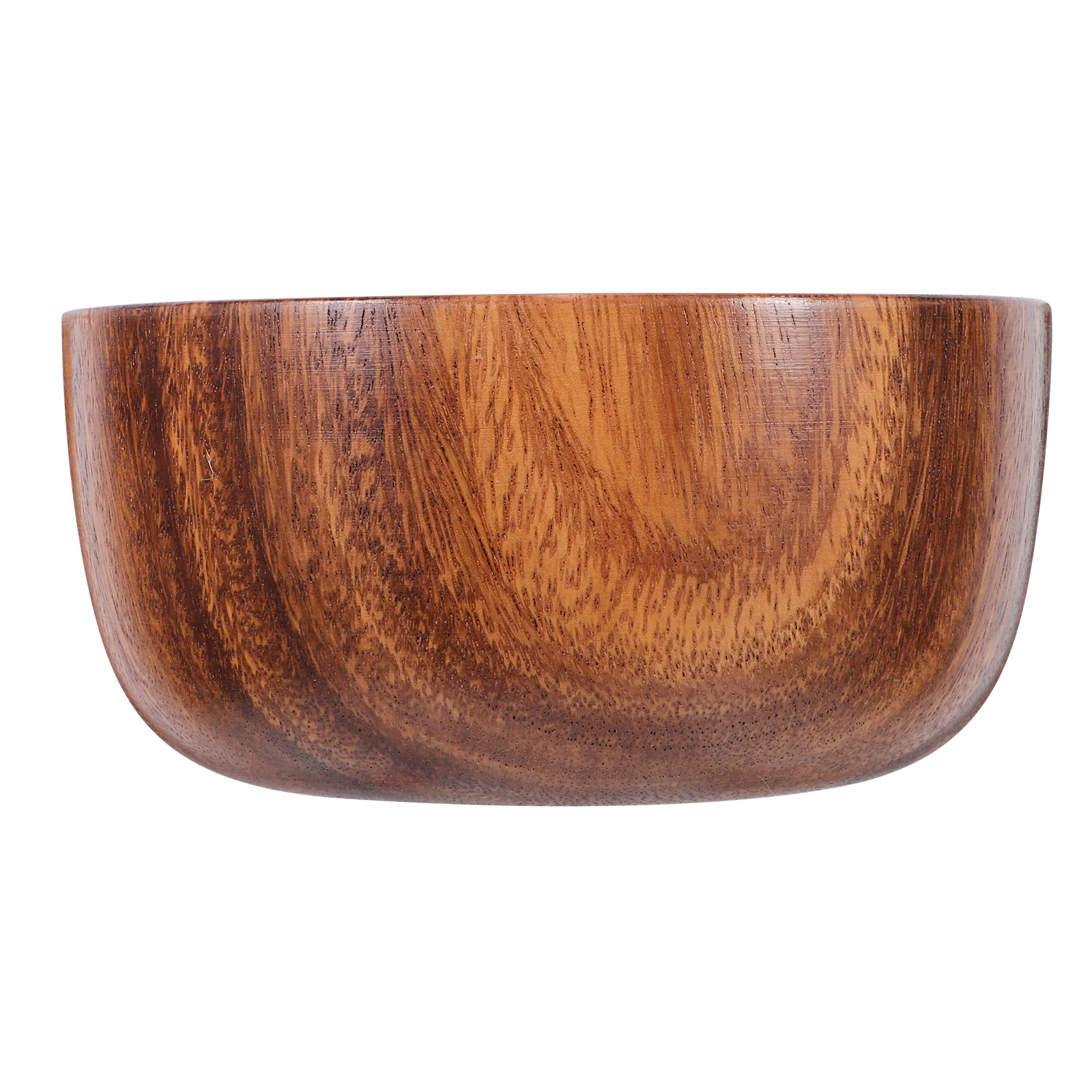 

Salad Wooden Tableware Fruit Plate Candy Dish Rice Holder Bowl Japanese Style Soup Bowls Camping Home Vegetable Snack Child