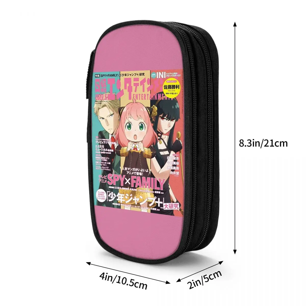 جاسوس X الأسرة أنيا بوند الكرتون أنيمي مقلمة الاطفال Kawaii قلم رصاص الحقيبة العودة إلى المدرسة مقلمة منظم قرطاسية هدية #2