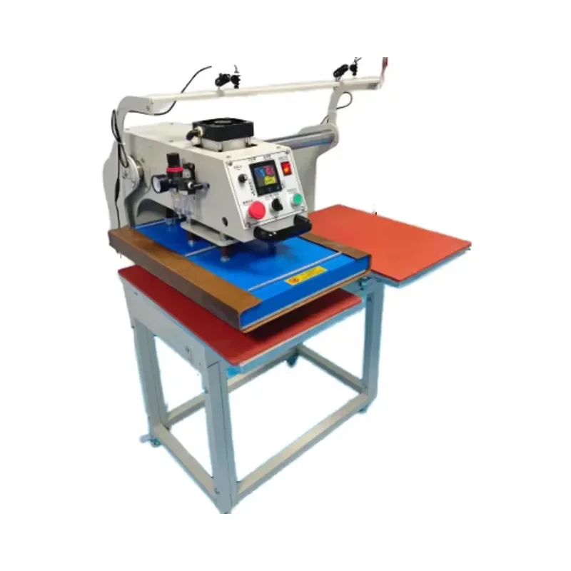 Dual Worktable Heat Press Machine for 38x38cm 40x60cm 40x50cm 60x80cm Aluminum Alloy Computer Digital Control Upper Slide