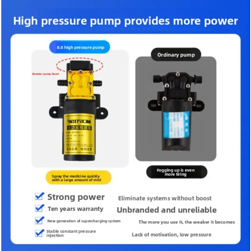 Fully Automatic Mixing Pesticide Sprayer Small Backpack High Pressure Lithium Battery Electric Sprayer Factory Direct Sprayer