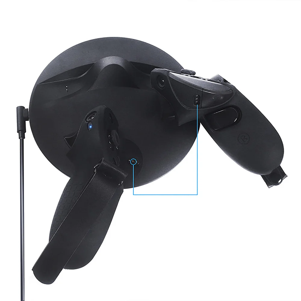 ل كويست برو قبضة الغطاء الواقي قبضة سيليكون الغطاء الواقي VR مقبض اللعبة استبدال الملحقات أجزاء 2 قطعة/المجموعة