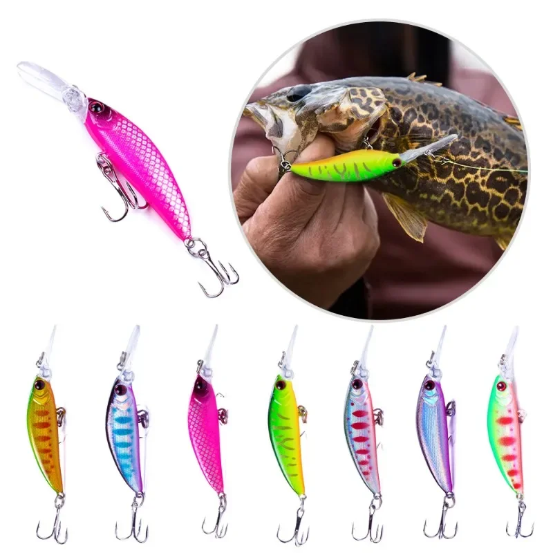 Minnow Bait full set of submerged Minnow Long Throw Sputtering 6g sea fishing bionic hard bait bait fishing gear