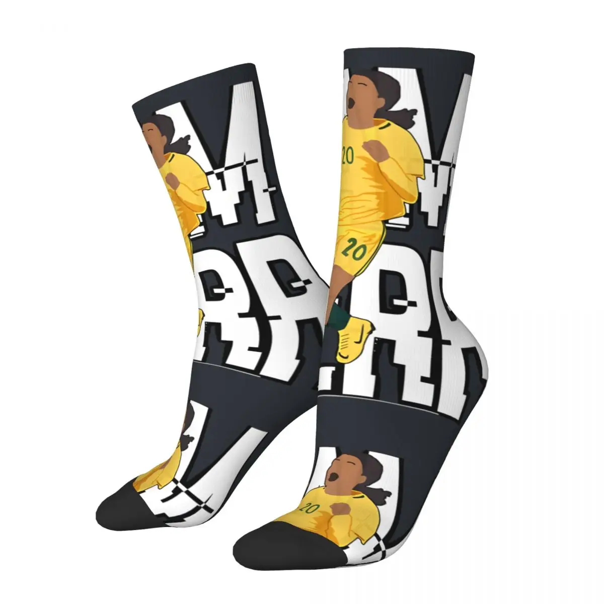 Hip Hop Vintage Athletes Crazy Men's Socks Unisex Sam Kerr Harajuku Seamless Printed Novelty Crew Sock Boys Gift tops fugees