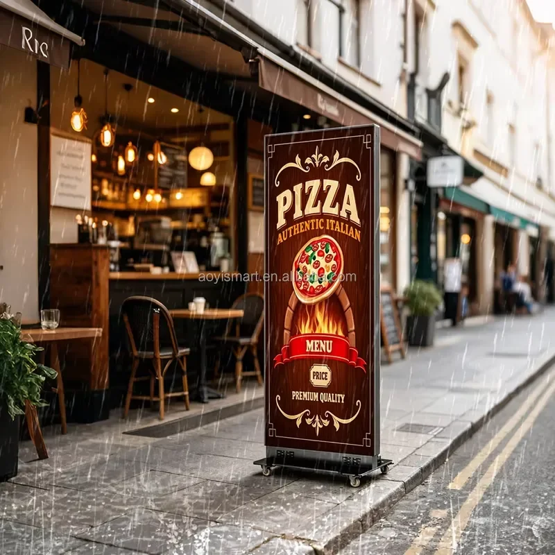 For Outdoor P2.5 P3 P4 LED Poster Display IP65 Waterproof 640x1920mm High Brightness Spliceable LED Video Wall Factory Direct