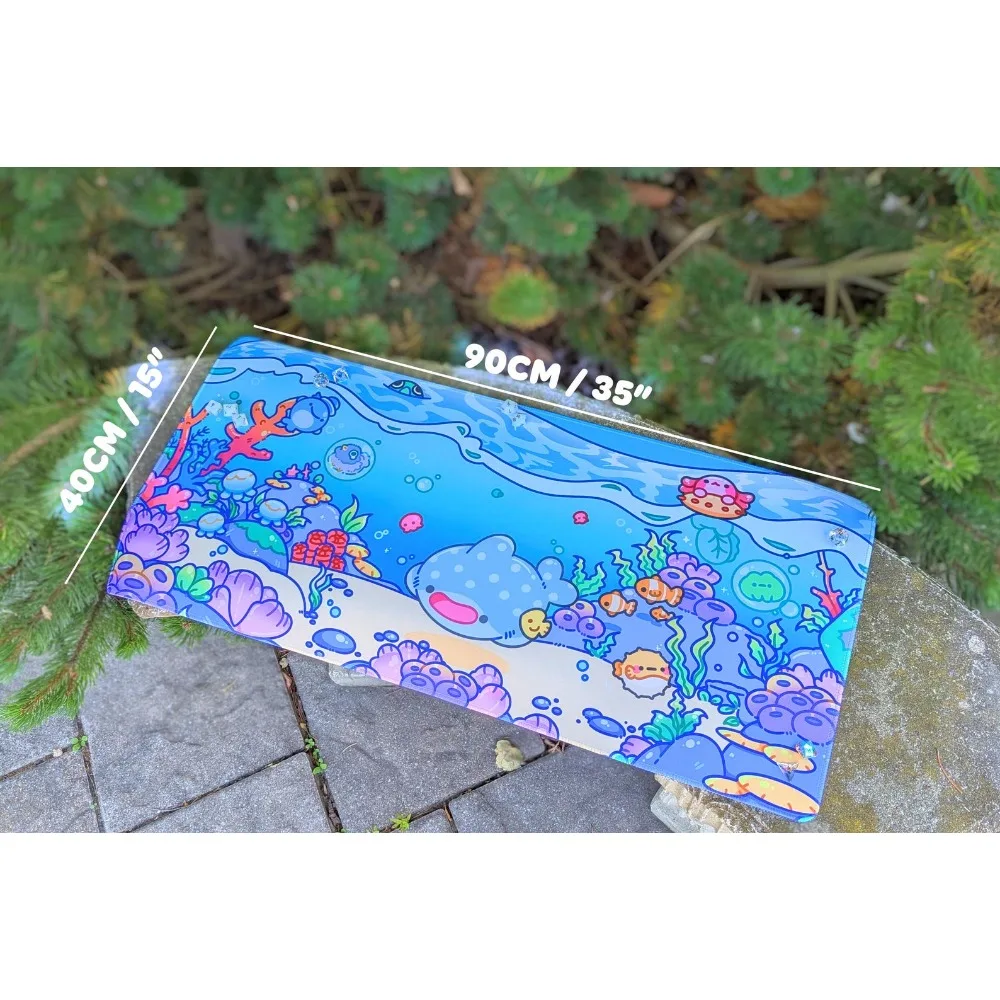 Tiny Ocean Mousepad offices accessories tapis de souris xxl laptop accessories alfombrillas para escritorio desk mat