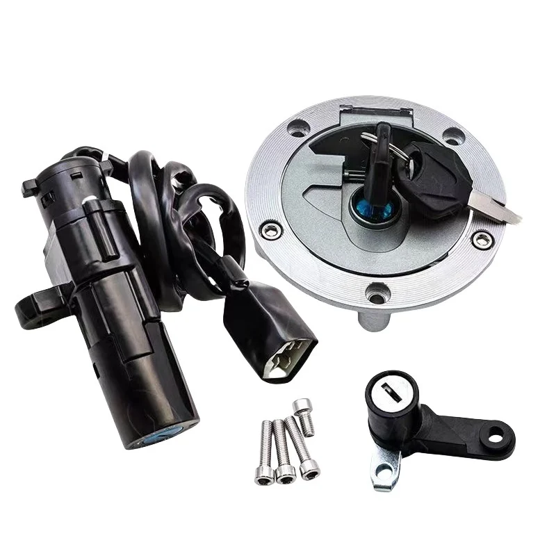 

For Yamaha YZF R25 R3 2015 2016 2017 2018 Fuel Gas Cap Ignition Switch Seat Lock with Key Kit r3 r25