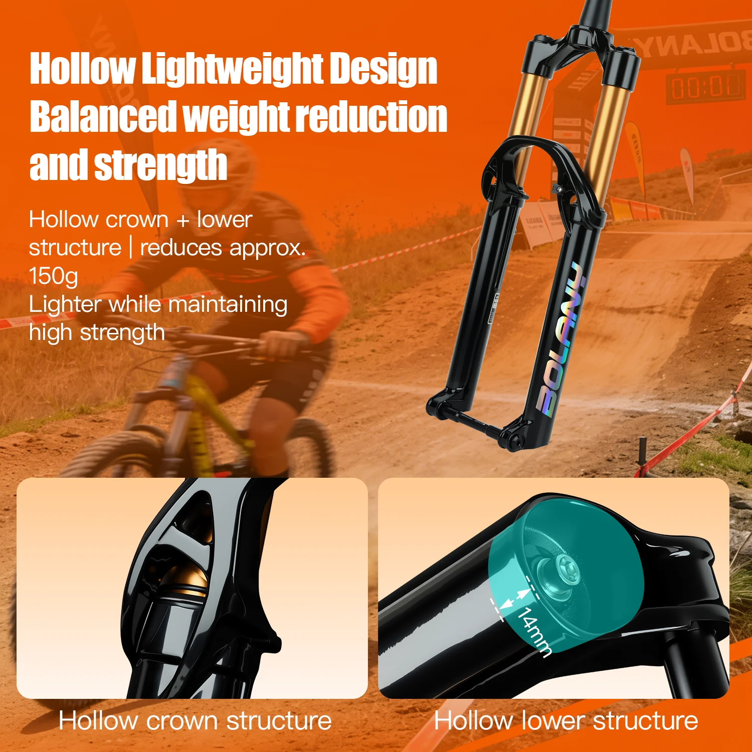 โช้คจักรยานเสือภูเขา BOLANY แบ - Mtb Fork Air บทวิจารณ์และราคา