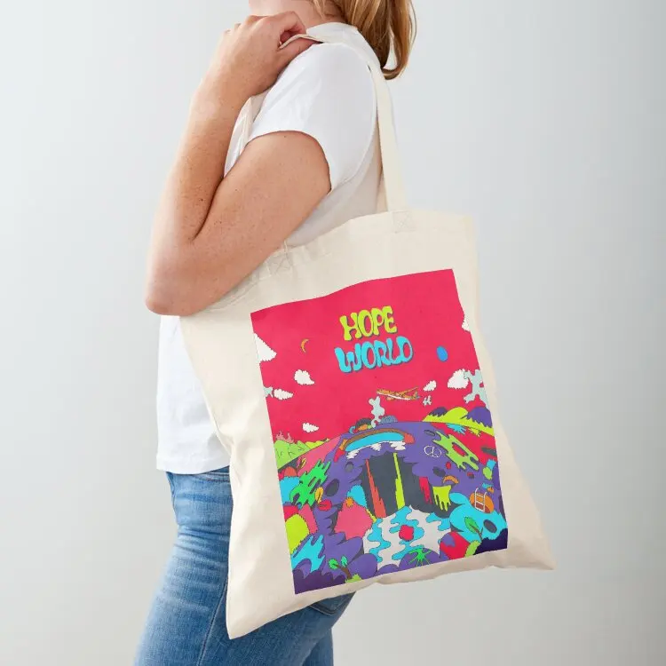 Hope World Tote Bag free delivery bags custom bags large size bags tote bag men's