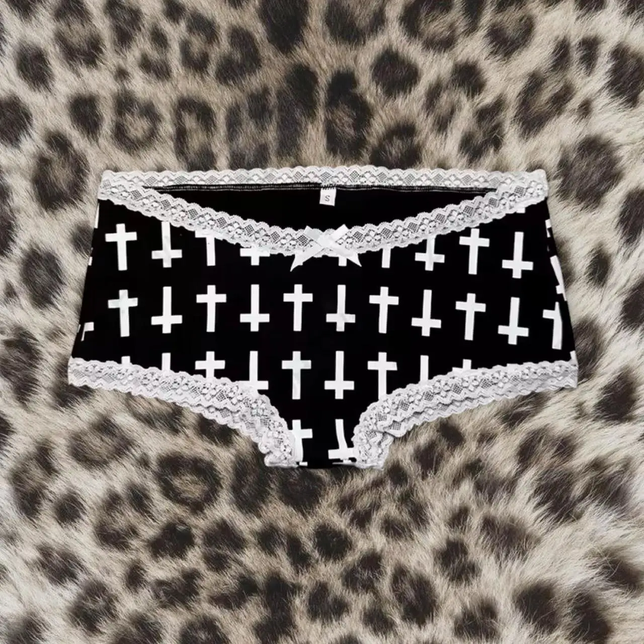 Gothic fashion printed casual shorts women's clothing Y2K style retro 2000s casual sexy girls multifunctional shorts emo girls