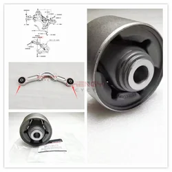 Rear Differential Support Rubber Bushing Fit For Pajero Montero Shogun V63W V73W V77W V93W V97W V98W MR554289 3517A027 MR374677