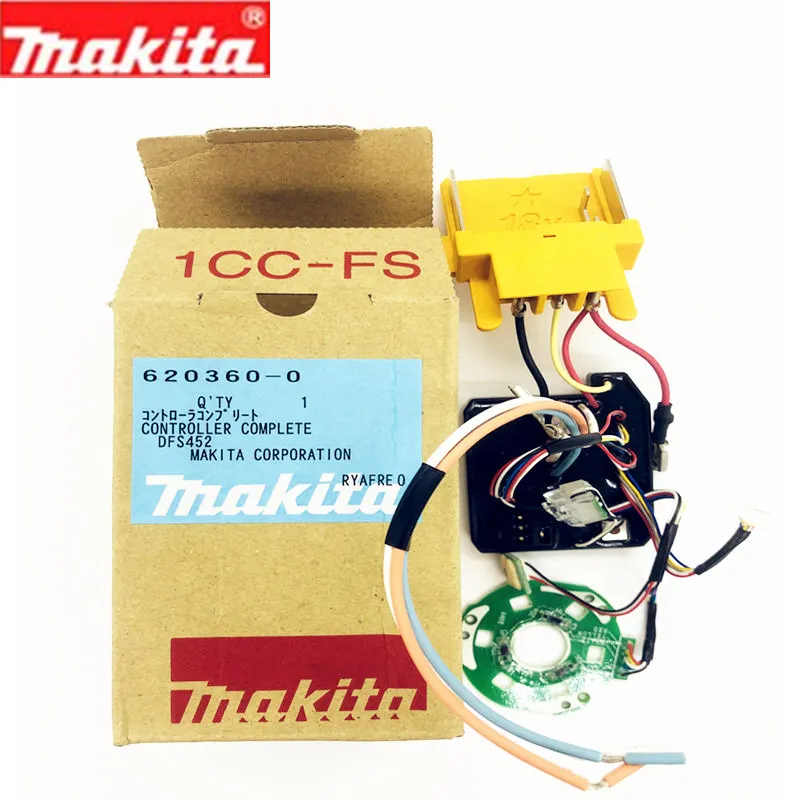 Цифровой контроллер Makita DFS452, плата двигателя и светильник PN: 620360-0 бесщеточный для XSF03Z XSF03T