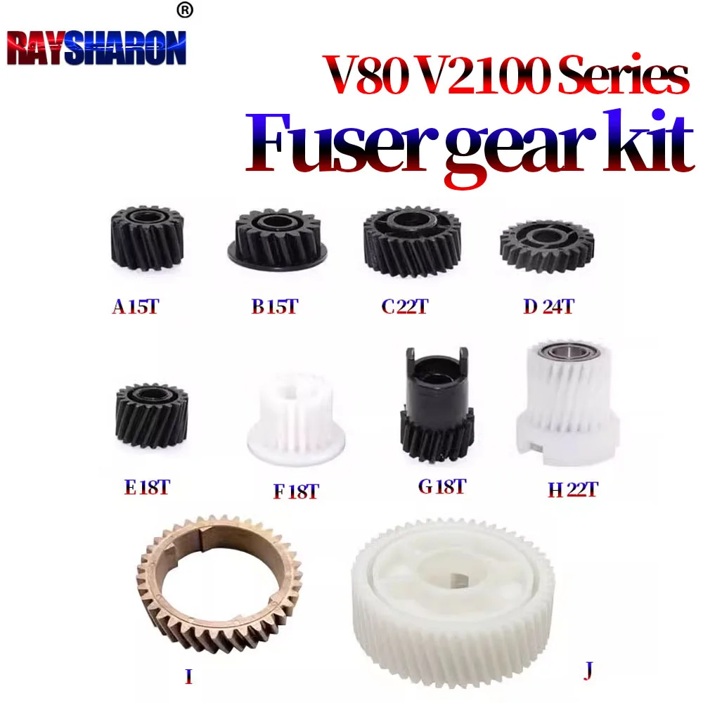 Upper Roller Gear Fuser Drive Gear Main Motor Drive Gear For Xerox Versant 180 2100 3100 V80 V2100 V3100