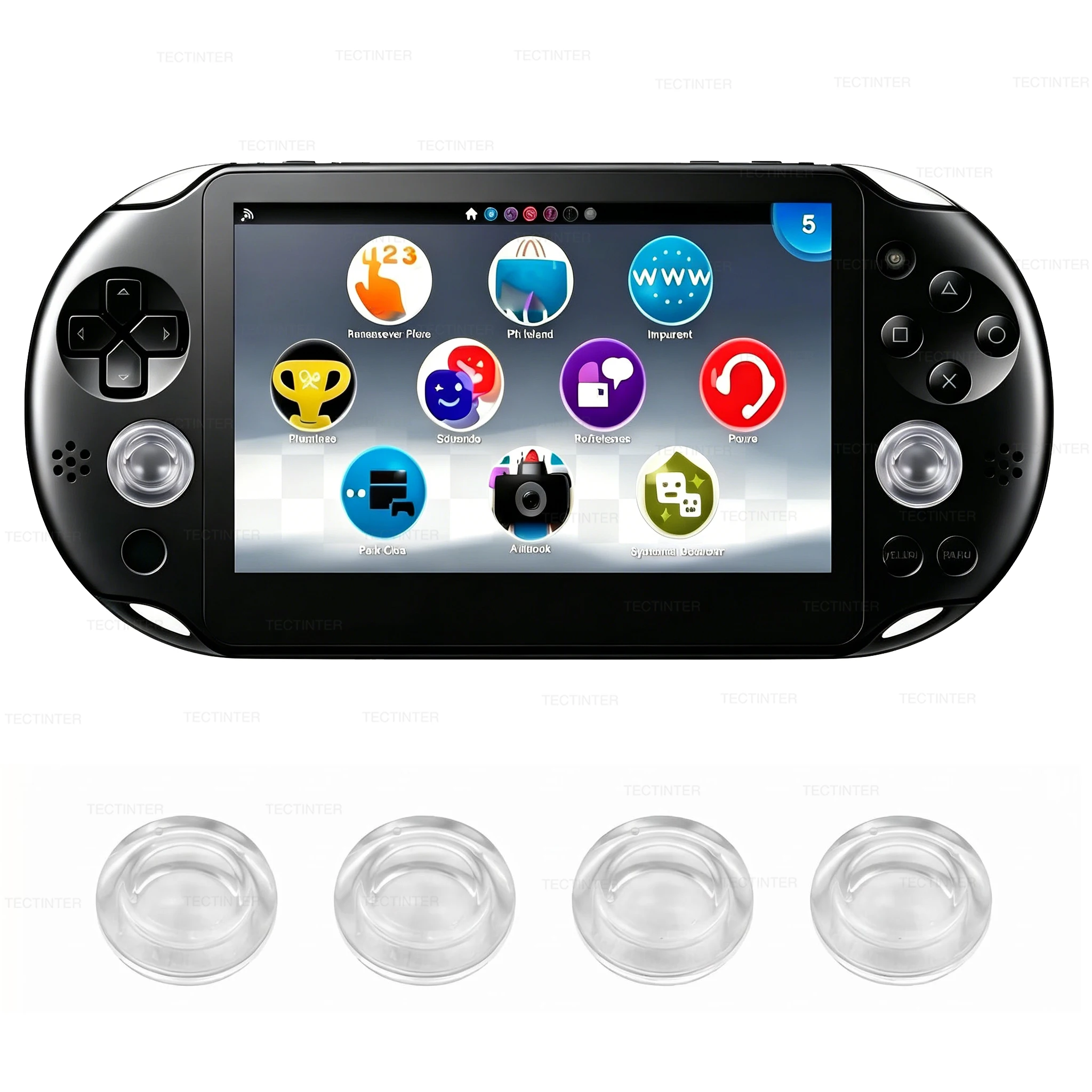 4pcs Silicone Thumbstick Grip Cover For Psvita PSV1000/2000 Console Joystick Caps Repair Parts Protector Case Game  Accessories - view 2