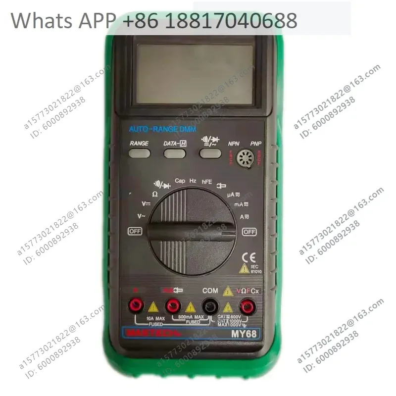 1PC for MASTECH MY68 Automatic Range Digital Multimeter Portable DC Capacitance Meter