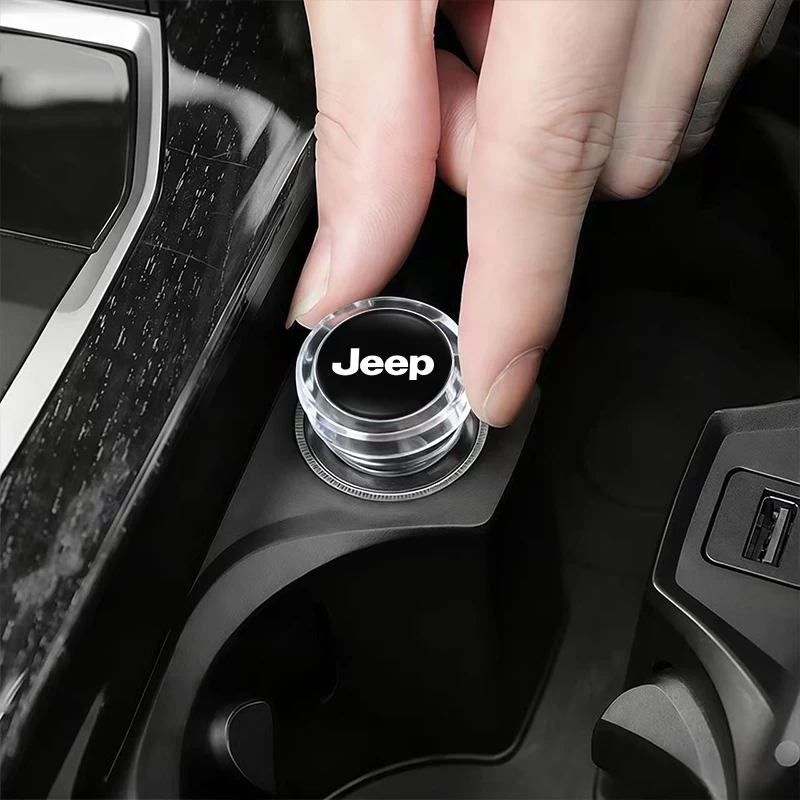 

Car Cigarette Lighter Cover Car Accessories For Jeep Wrangler Grand Cherokee Avenger Compass Wagoneer Gladiator Patriot Renegade