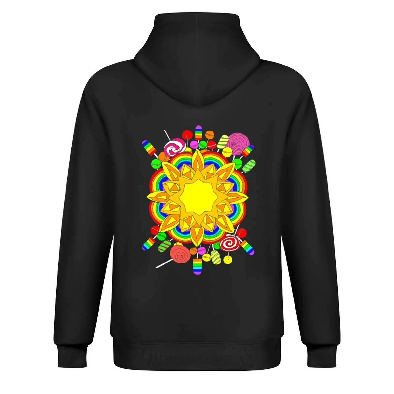 Sunshine, Lollipops and Rainbows Hoodie men's sweat-shirt men's autumn clothes fashion men korean clothes hoodies for men