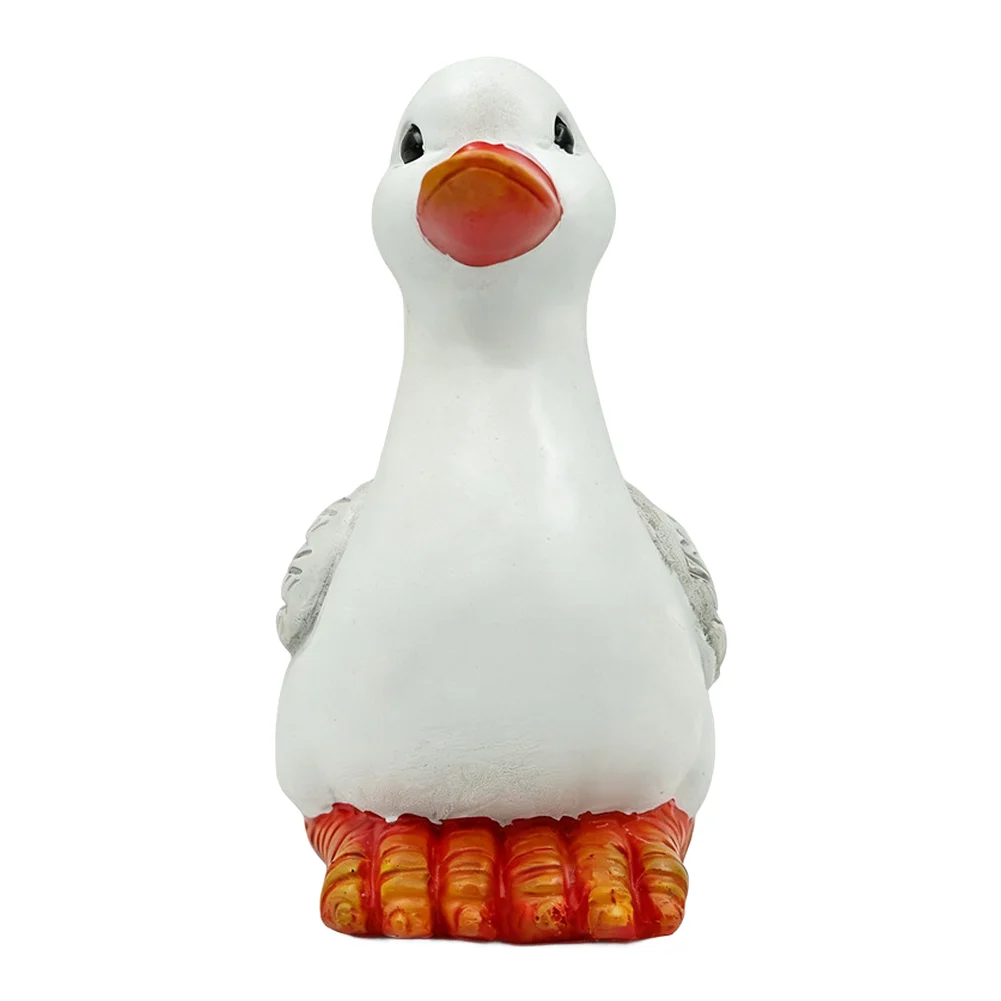 Duck Garden Ornament Resin Animal Statue Outdoor Decor for Yard Patio Balcony Farmhouse Home Decoration For sculpture 9 14 17cm