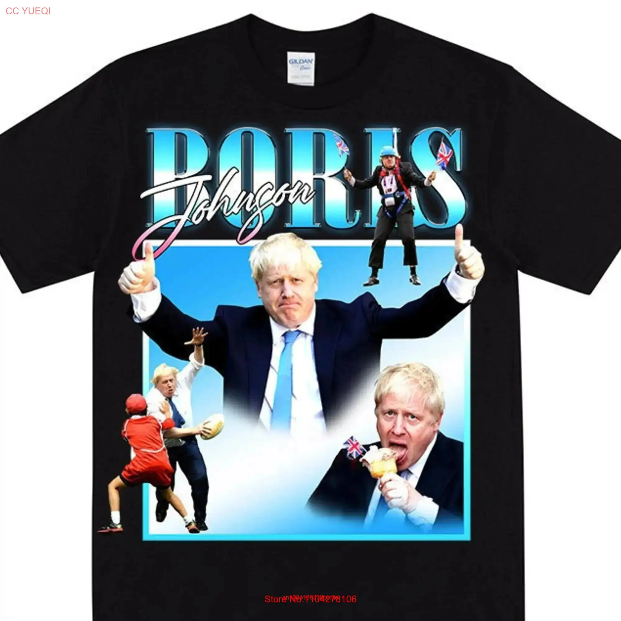 BORIS JOHNSON Homage T shirt For Fans BREXIT Supporters Novelty Women Inspired By British Politics long or short sleeves