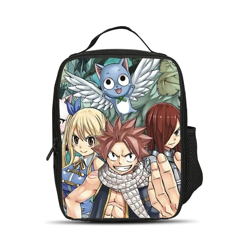 Fairy Tail Cartoon Lunch Bag Lunch Box  Boys and Girls Best Gift Stationery Suitable for Food and Juice Insulation